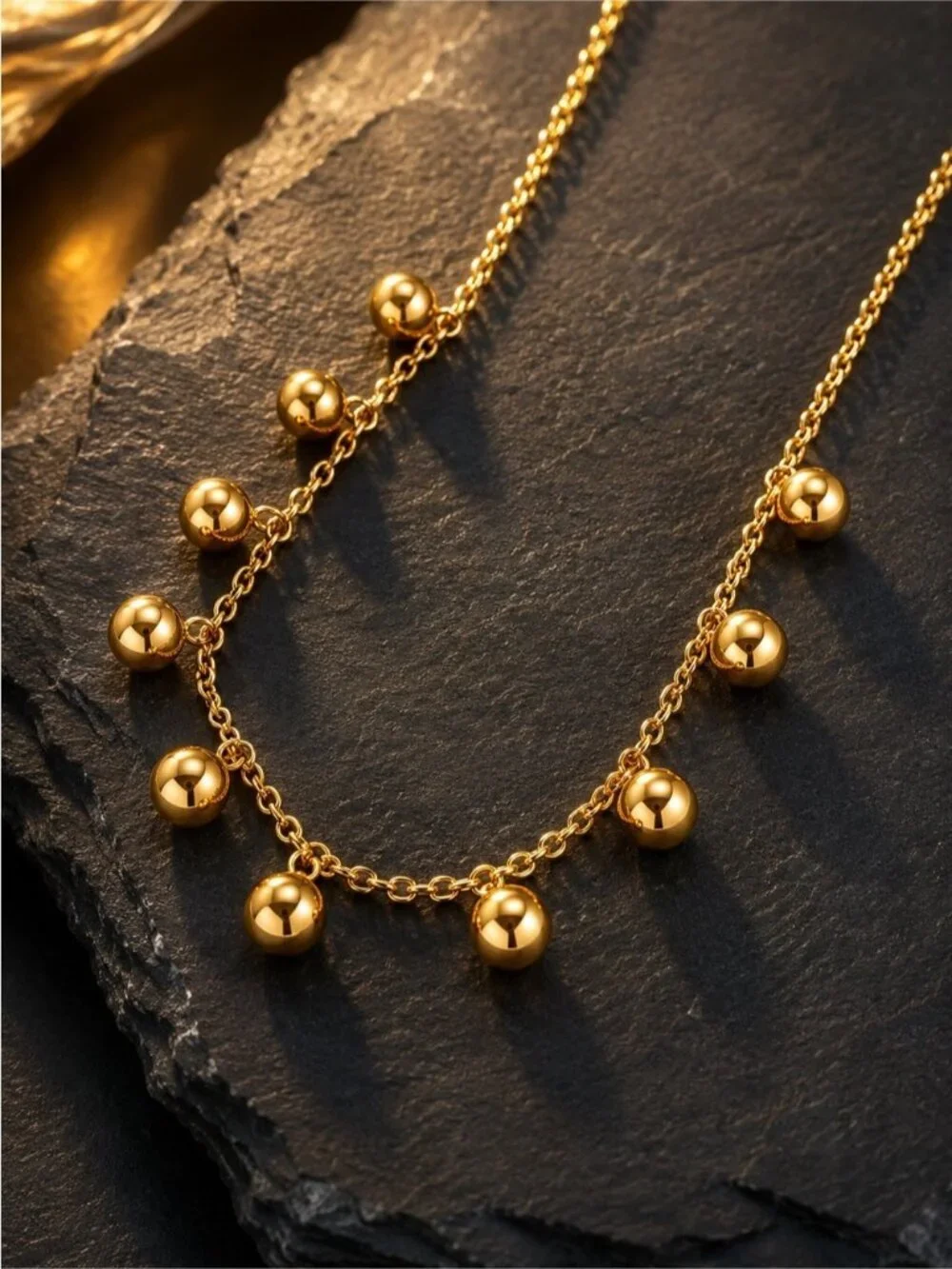 Anthropologie polished gold